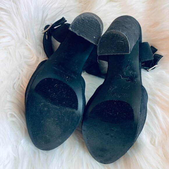 Platform Babydoll Shoes with Velvety Finish Size 6 - Picture 5 of 8